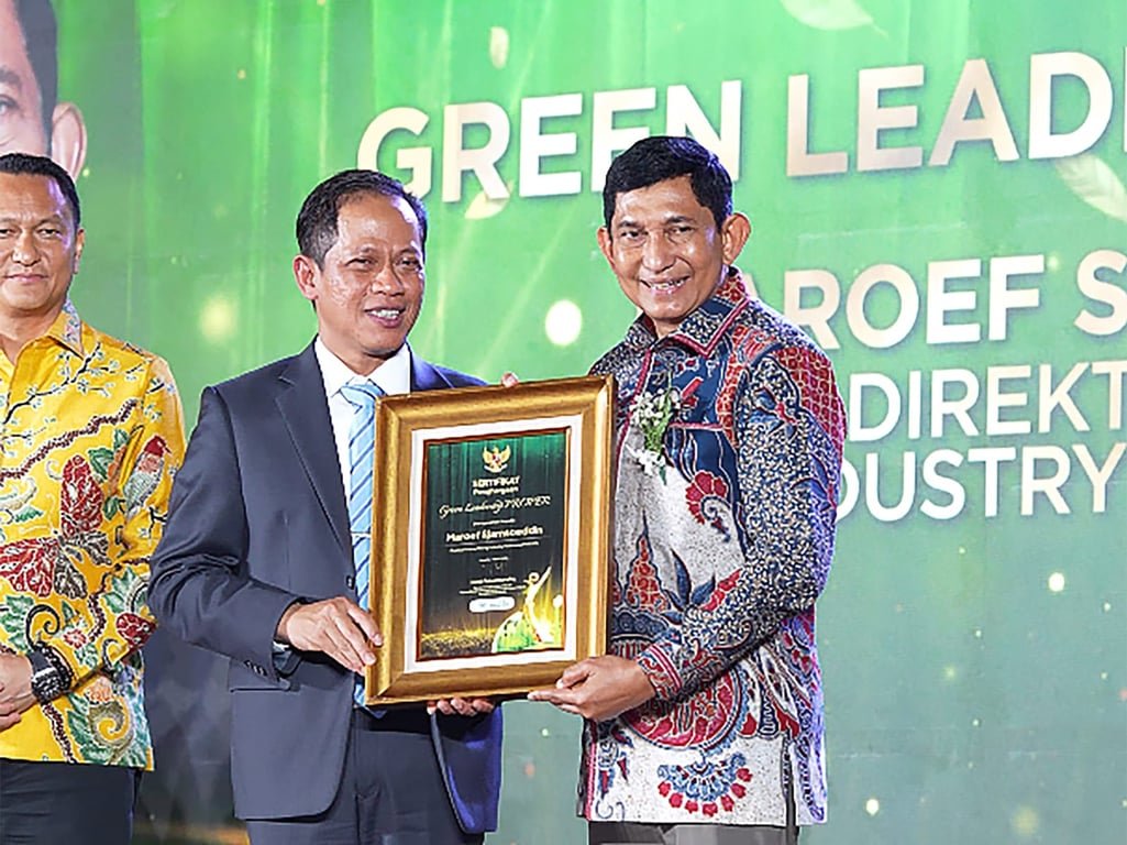 PROPER 2025, Maroef Sjamsoeddin Raih Green Leadership PROPER 2025, Maroef Sjamsoeddin Raih Green Leadership