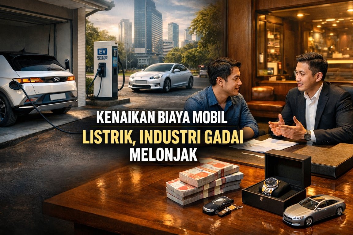 Dampak Langsung Kenaikan Biaya Kepemilikan Mobil Listrik, Industri Gadai Ikut Terdorong Dampak Langsung Kenaikan Biaya Kepemilikan Mobil Listrik, Industri Gadai Ikut Terdorong