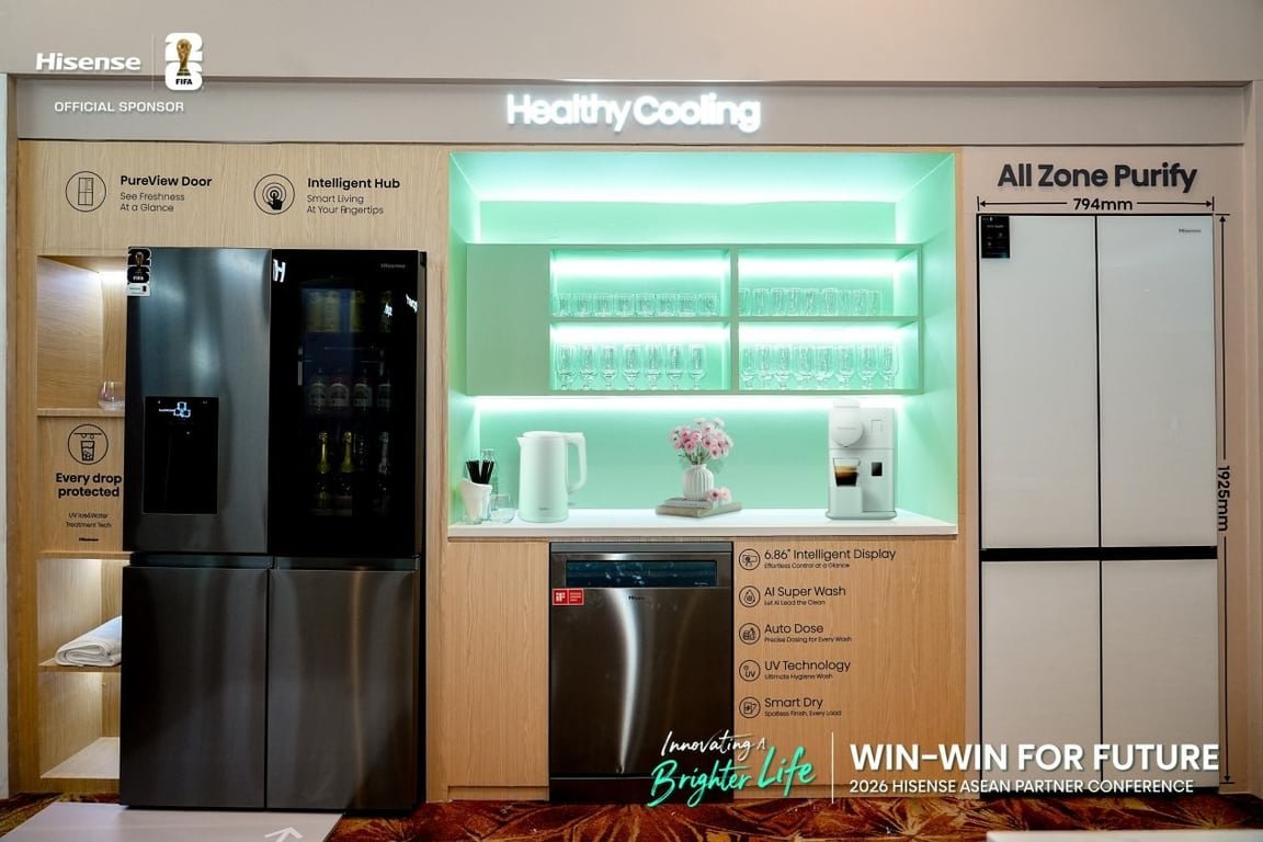 Hisense Menampilkan Solusi Smart Home Berbasis Full-Scenario di ASEAN Partner Conference 2026 Hisense Menampilkan Solusi Smart Home Berbasis Full-Scenario di ASEAN Partner Conference 2026