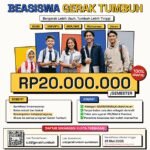 Beasiswa Gerak Tumbuh 2026 Resmi Dibuka: Rp20.000.000/Semester untuk Semua Jenjang Pendidikan Tanpa Syarat IPK Beasiswa Gerak Tumbuh 2026 Resmi Dibuka: Rp20.000.000/Semester untuk Semua Jenjang Pendidikan Tanpa Syarat IPK
