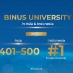 Konsistensi yang Dijaga: BINUS University Kembali Jadi PTS Nomor 1 di Indonesia versi THE Asia University Rankings 2026 Konsistensi yang Dijaga: BINUS University Kembali Jadi PTS Nomor 1 di Indonesia versi THE Asia University Rankings 2026
