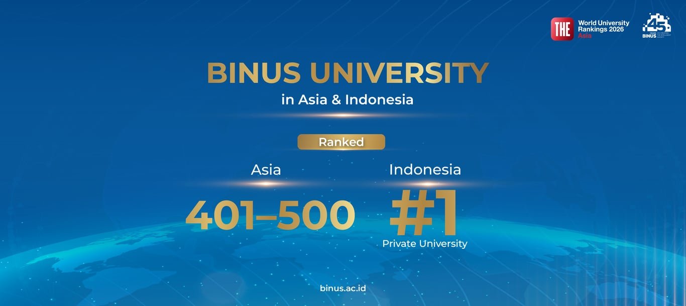 Konsistensi yang Dijaga: BINUS University Kembali Jadi PTS Nomor 1 di Indonesia versi THE Asia University Rankings 2026 Konsistensi yang Dijaga: BINUS University Kembali Jadi PTS Nomor 1 di Indonesia versi THE Asia University Rankings 2026