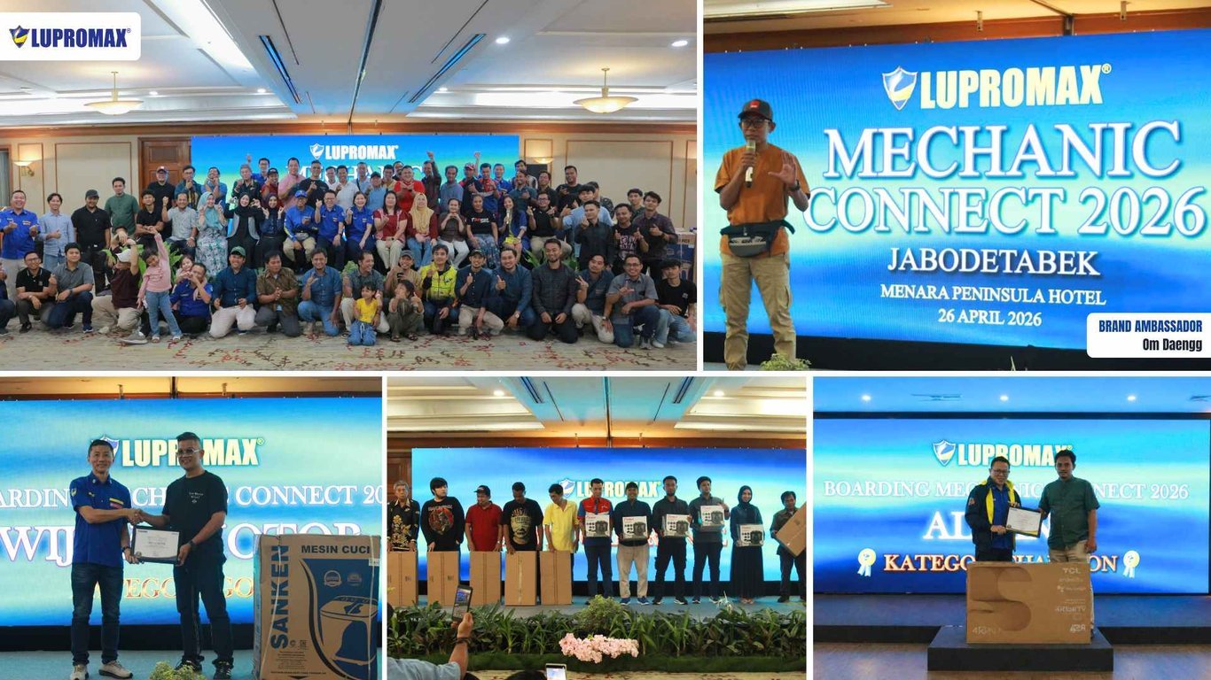 Lupromax Mechanic Connect 2026 – Jabodetabek : Bangun Relasi dan Apresiasi Mitra Bengkel Lupromax Mechanic Connect 2026 – Jabodetabek : Bangun Relasi dan Apresiasi Mitra Bengkel