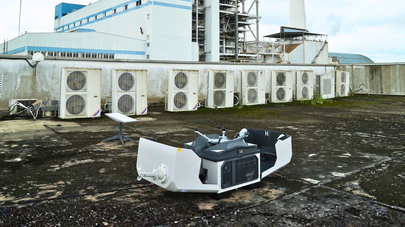Inspeksi Thermal Otomatis Aset PLTU dengan DJI Dock 3 Inspeksi Thermal Otomatis Aset PLTU dengan DJI Dock 3
