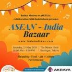 ASEAN–India Bazaar 2026 Hadir di Jakarta, Satukan Budaya, Bisnis, dan Komunitas dalam Satu Perayaan ASEAN–India Bazaar 2026 Hadir di Jakarta, Satukan Budaya, Bisnis, dan Komunitas dalam Satu Perayaan