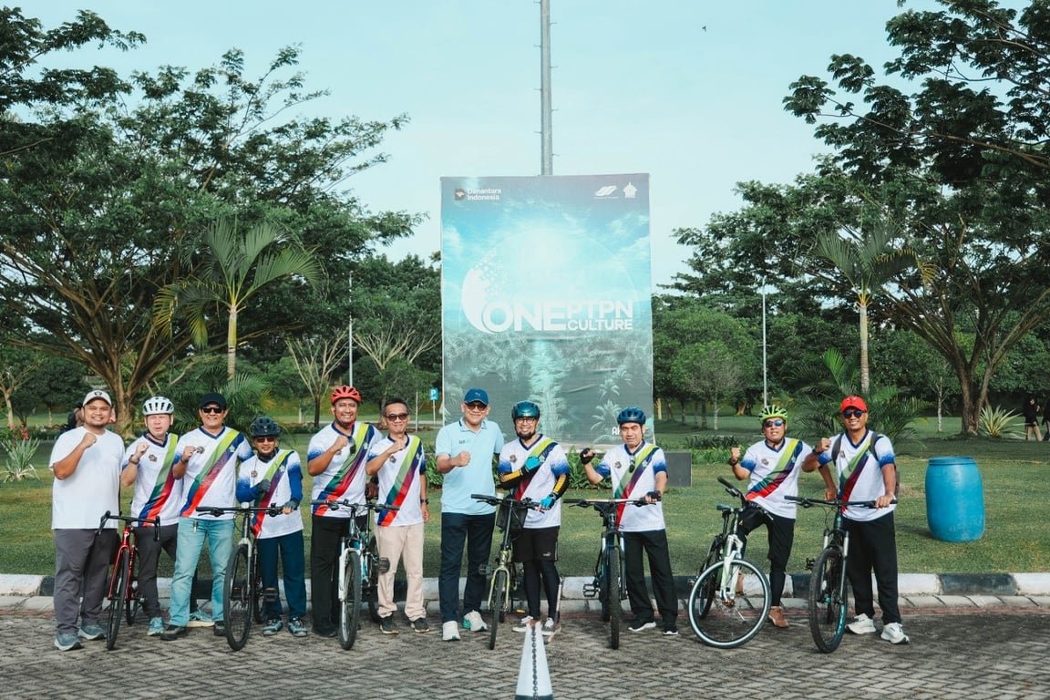 Dari Kereta hingga Sepeda, Karyawan PalmCo Dukung Kampanye Bebas Emisi Holding Perkebunan Nusantara