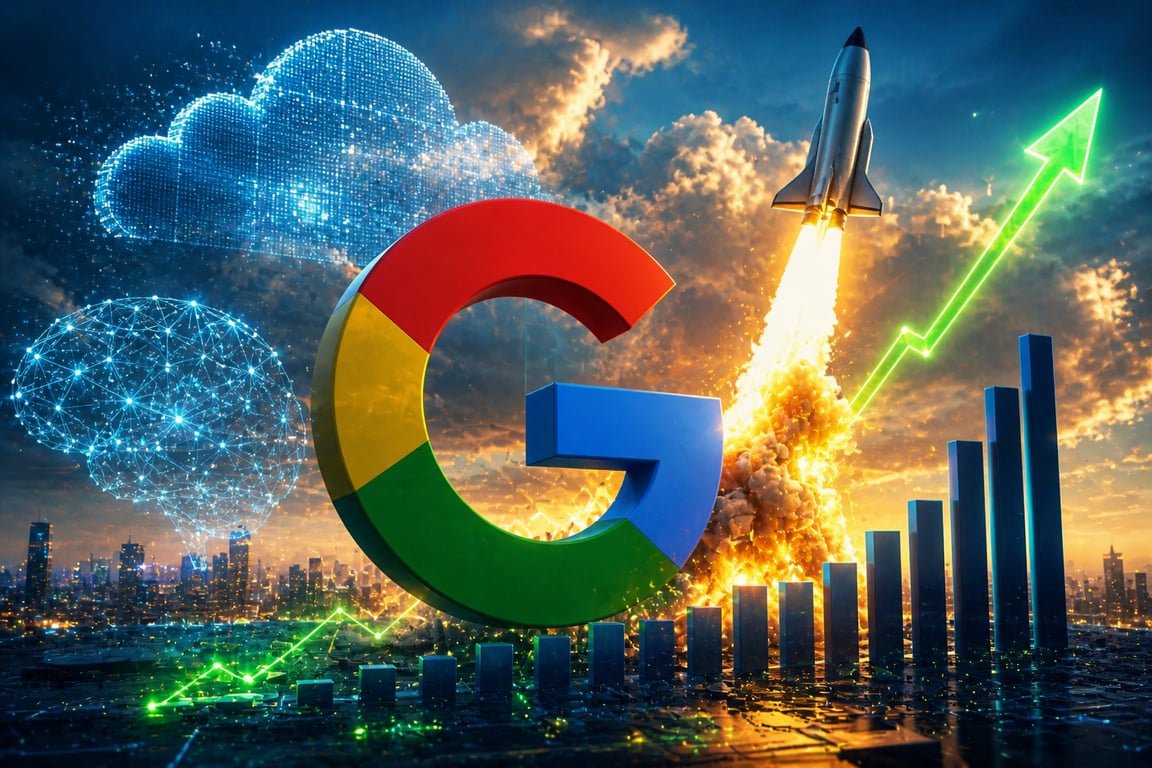 Alphabet Melesat: AI dan Cloud Dorong Laba 85%, Saham Langsung Terbang 9,3% Alphabet Melesat: AI dan Cloud Dorong Laba 85%, Saham Langsung Terbang 9,3%