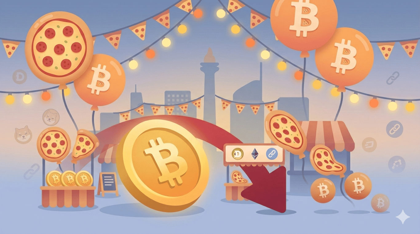Bitcoin Terkoreksi Hingga Ke .000, Bittime Bitcoin Pizza Day Jadi Kesempatan Buy The Deep?