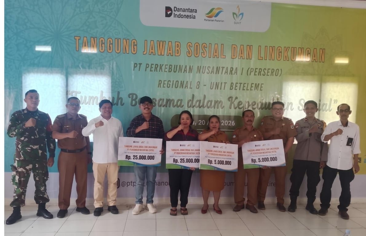 Holding Perkebunan Nusantara Pererat Silaturahmi dengan Warga Po’ona melalui Program TJSL PTPN 1 Regional 8
