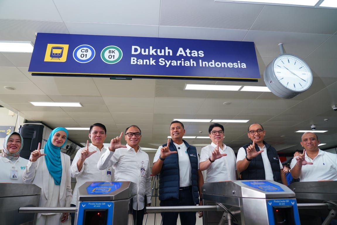KAI dan BSI Resmikan Kerja Sama Naming Rights Stasiun LRT Jabodebek “Dukuh Atas Bank Syariah Indonesia”