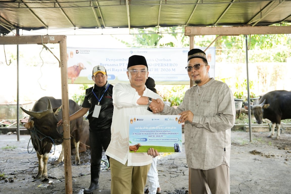 SUCOFINDO Tebar Semangat Berbagi melalui Penyembelihan Kurban Serentak di Seluruh Indonesia SUCOFINDO Tebar Semangat Berbagi melalui Penyembelihan Kurban Serentak di Seluruh Indonesia