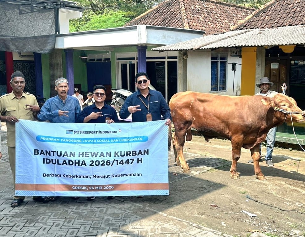 Grup MIND ID Salurkan 1.735 Hewan Kurban Dari Sumatra hingga Papua Grup MIND ID Salurkan 1.735 Hewan Kurban Dari Sumatra hingga Papua