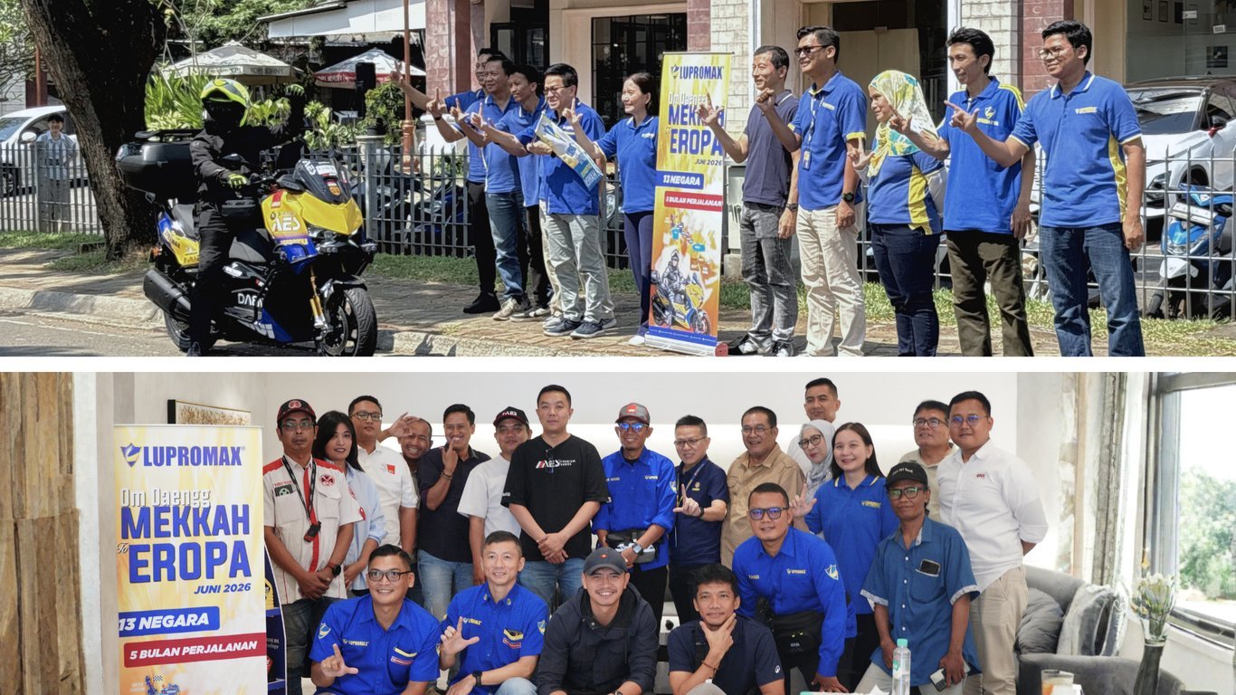 Om Daengg Kembali Menjelajah Dunia : Petualangan Lintas Benua “Mekkah to Eropa” Bersama Lupromax
