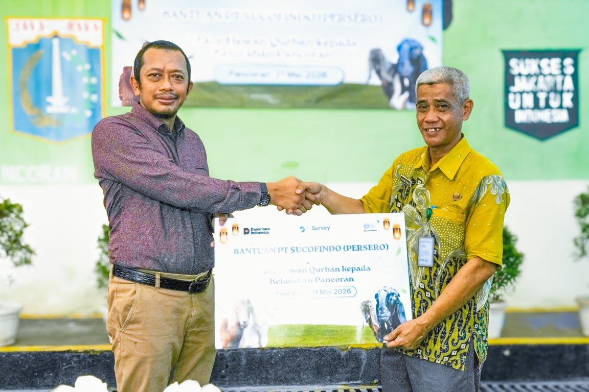 Pererat Kebersamaan dengan Masyarakat, SUCOFINDO Salurkan Bantuan Hewan Kurban di Kelurahan Pancoran