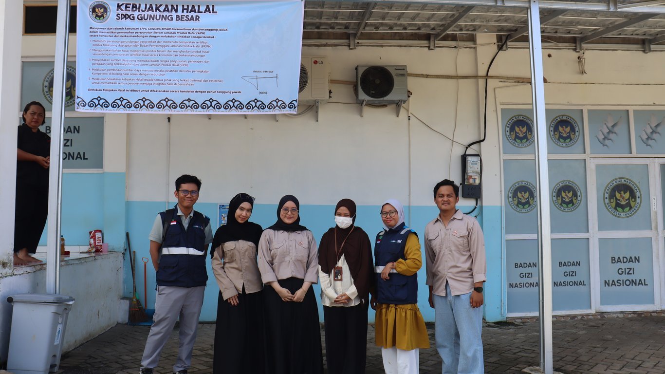 Dorong Kepatuhan Halal dan Keamanan Pangan, SUCOFINDO Laksanakan Audit dan Sosialisasi di Satuan Pelayanan Pemenuhan Gizi Gunung Besar