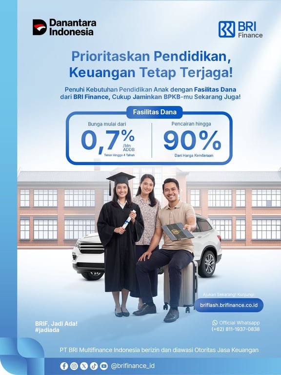 Memaknai Hardiknas, BRI Finance Dorong  Akses Dana Pendidikan yang Fleksibel