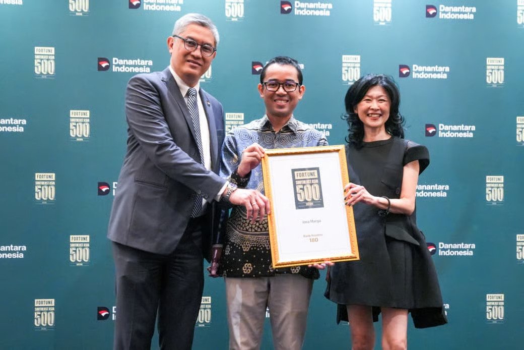 Fokus pada Pertumbuhan Berkelanjutan, Jasa Marga Kembali Tembus Fortune Southeast Asia 500 Tahun 2026 Fokus pada Pertumbuhan Berkelanjutan, Jasa Marga Kembali Tembus Fortune Southeast Asia 500 Tahun 2026