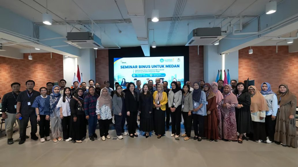 Penguatan Sistem Mutu Perguruan Tinggi dan Apresiasi Mahasiswa Jadi Sorotan lewat “BINUS Untuk Medan”
