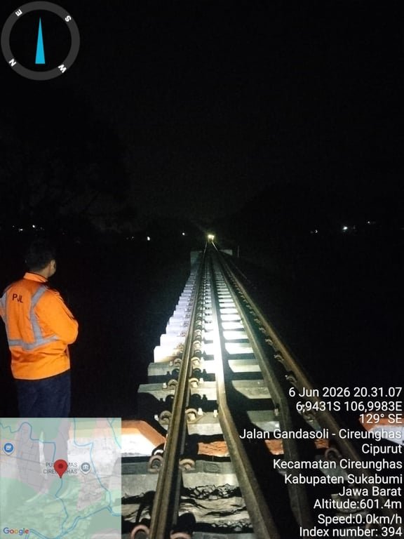 Keselamatan Prioritas Utama, KAI Daop 2 Bandung Pastikan Jalur Aman Pasca Gempa di Cianjur Keselamatan Prioritas Utama, KAI Daop 2 Bandung Pastikan Jalur Aman Pasca Gempa di Cianjur