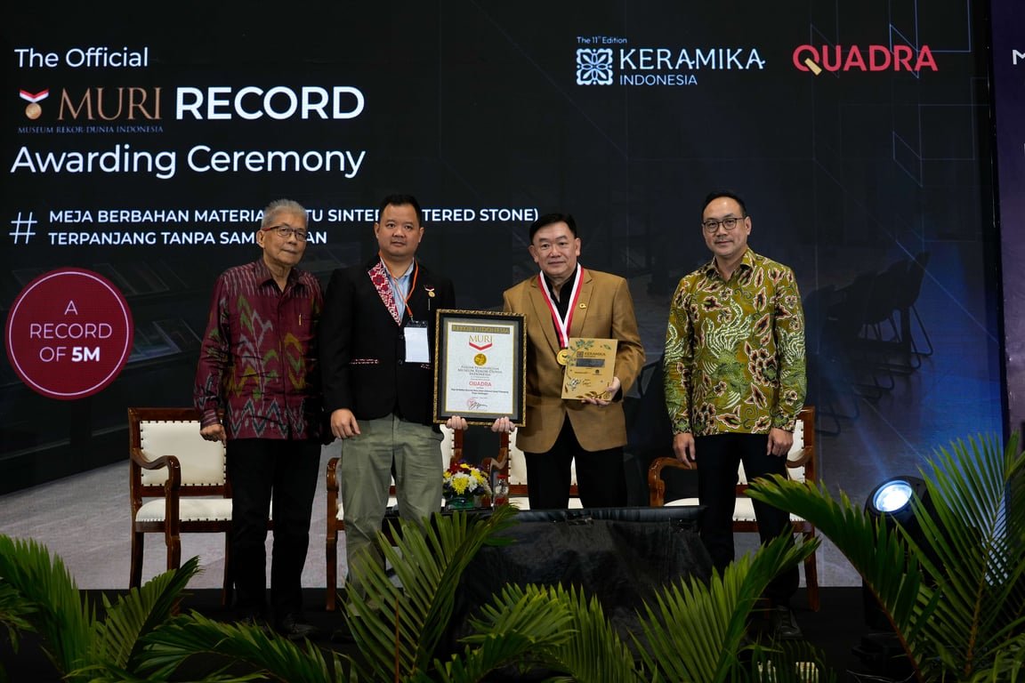 MENEGASKAN DOMINASI LOKAL, QUADRA DAN ROMAN HADIRKAN INOVASI MATERIAL BERSTANDAR GLOBAL MENEGASKAN DOMINASI LOKAL, QUADRA DAN ROMAN HADIRKAN INOVASI MATERIAL BERSTANDAR GLOBAL