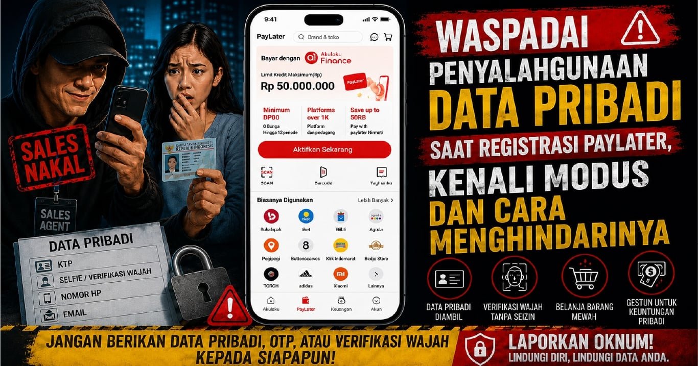 Waspadai Penyalahgunaan Data Pribadi saat Registrasi Paylater, Kenali Modus dan Cara Menghindarinya Waspadai Penyalahgunaan Data Pribadi saat Registrasi Paylater, Kenali Modus dan Cara Menghindarinya