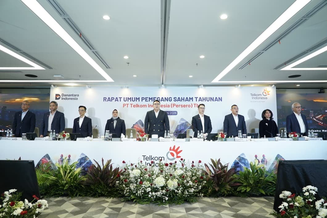 Tebar Dividen Jumbo, RUPST Telkom Pertahankan Jajaran Direksi