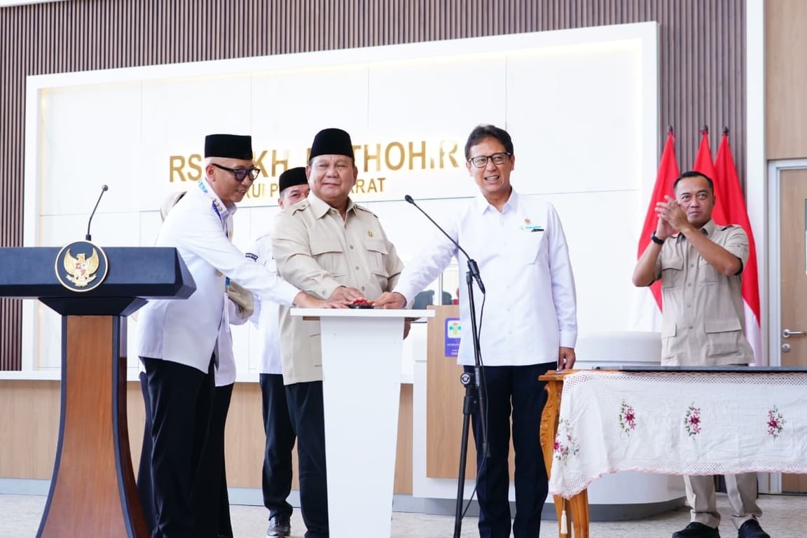 Dibangun PTPP, RSUD KH. Muhammad Thohir Krui Diresmikan Presiden  Prabowo