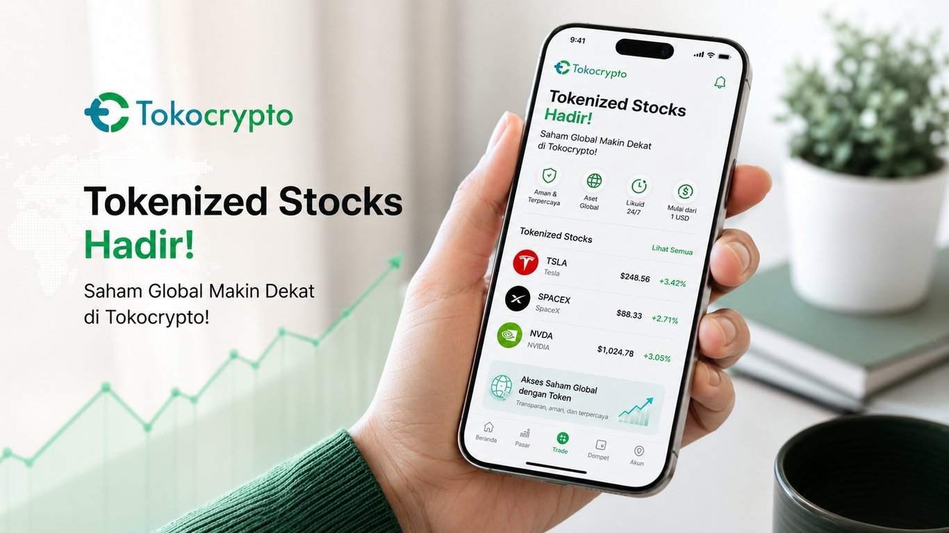 Tokocrypto Buka Akses Saham NVIDIA hingga SpaceX Lewat Kripto, Investor Indonesia Bisa Ikut Masuk! Tokocrypto Buka Akses Saham NVIDIA hingga SpaceX Lewat Kripto, Investor Indonesia Bisa Ikut Masuk!