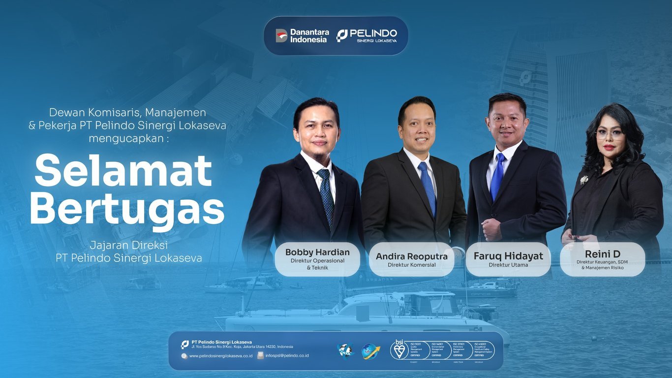 Susunan Baru Direksi PT Pelindo Sinergi Lokaseva untuk Dukung Transformasi dan Tata Kelola Perusahaan Susunan Baru Direksi PT Pelindo Sinergi Lokaseva untuk Dukung Transformasi dan Tata Kelola Perusahaan