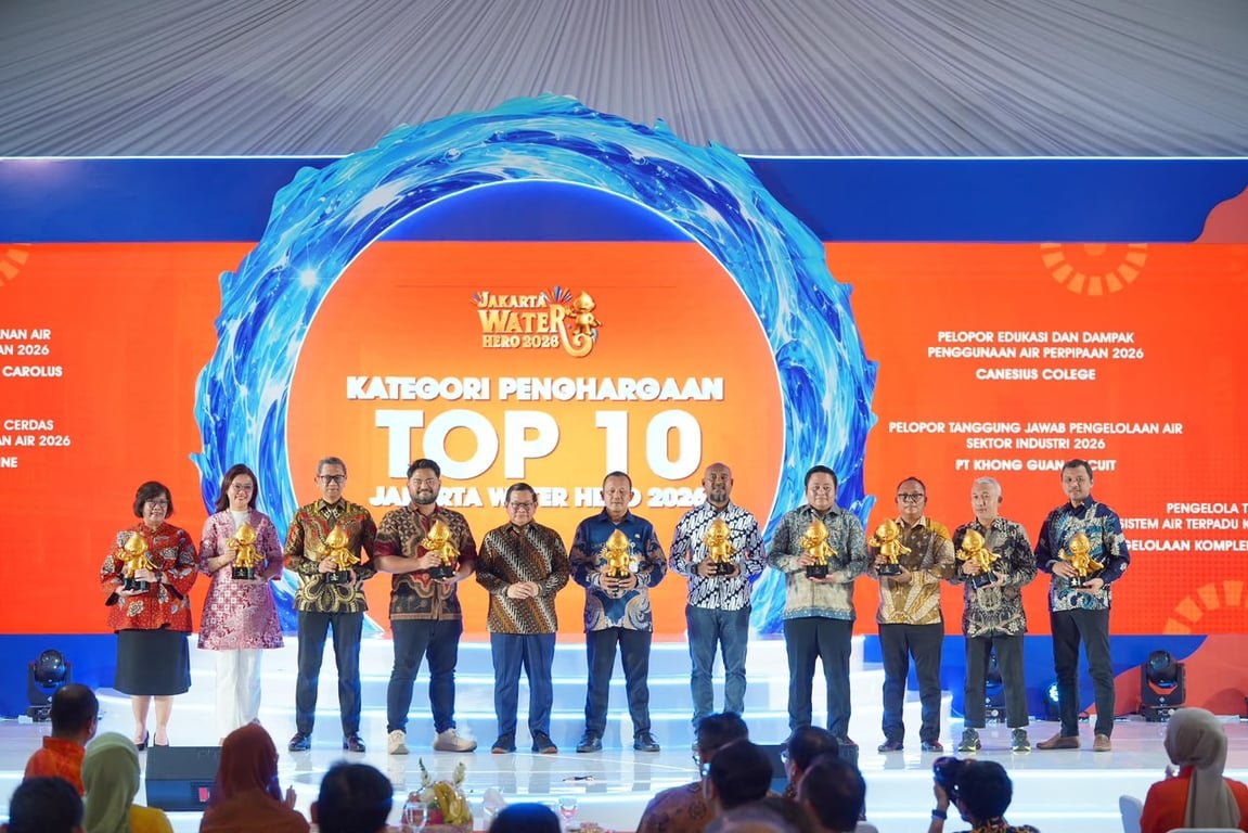 HUT Jakarta ke-499, PAM JAYA Anugerahkan Jakarta Water Hero 2026 dan Rekor MURI Sambungan Rumah HUT Jakarta ke-499, PAM JAYA Anugerahkan Jakarta Water Hero 2026 dan Rekor MURI Sambungan Rumah