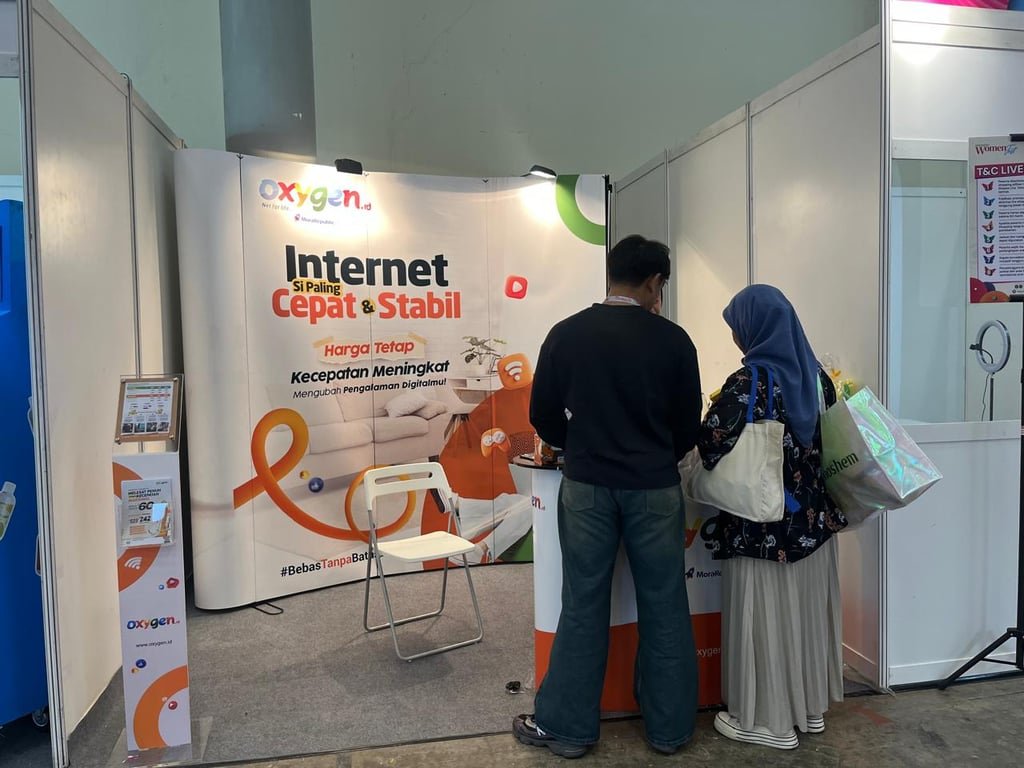 MoraRepublic melalui Oxygen.id Dukung Konektivitas Internet di Indonesia Women Fest 2026