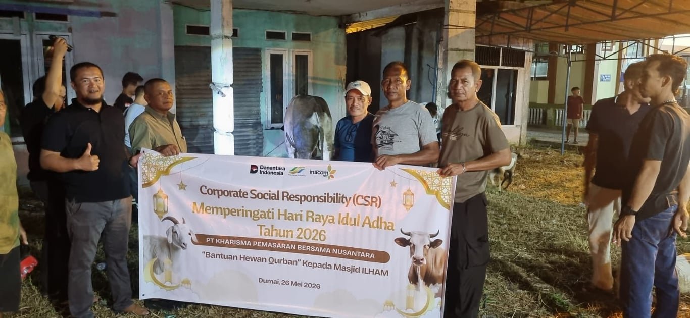 Holding Perkebunan Nusantara Tebar Manfaat Idul Adha, KPBN Unit Dumai Salurkan Hewan Kurban untuk Masyarakat Holding Perkebunan Nusantara Tebar Manfaat Idul Adha, KPBN Unit Dumai Salurkan Hewan Kurban untuk Masyarakat