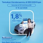 BRI KKB Expo 2026 Digelar Serentak di 131 Unit Kerja, BRI Finance Tawarkan Pembiayaan Kompetitif BRI KKB Expo 2026 Digelar Serentak di 131 Unit Kerja, BRI Finance Tawarkan Pembiayaan Kompetitif