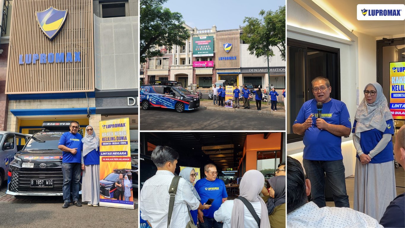 Usia Bukan Batas : LUPROMAX Dukung The Great Overland Journey Kakek Nenek Indonesia Menuju Mekkah dan Eropa Usia Bukan Batas : LUPROMAX Dukung The Great Overland Journey Kakek Nenek Indonesia Menuju Mekkah dan Eropa