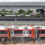 Air Bekas Mencuci Kereta Tidak Langsung Dibuang, Begini Cara LRT Jabodebek Mengolahnya