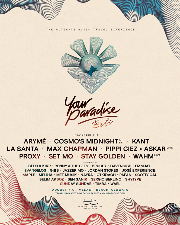 Your Paradise Bali 2026 x Tropical Temptation Beach Club Your Paradise Bali 2026 x Tropical Temptation Beach Club