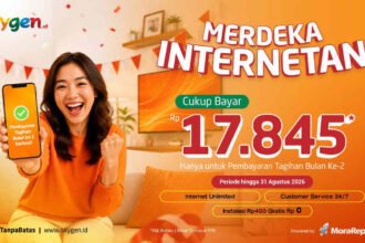 Sambut HUT RI ke-81, Oxygen.id Hadirkan Promo Spektakuler “Merdeka Bayar 17.845” bagi Pelanggan Baru